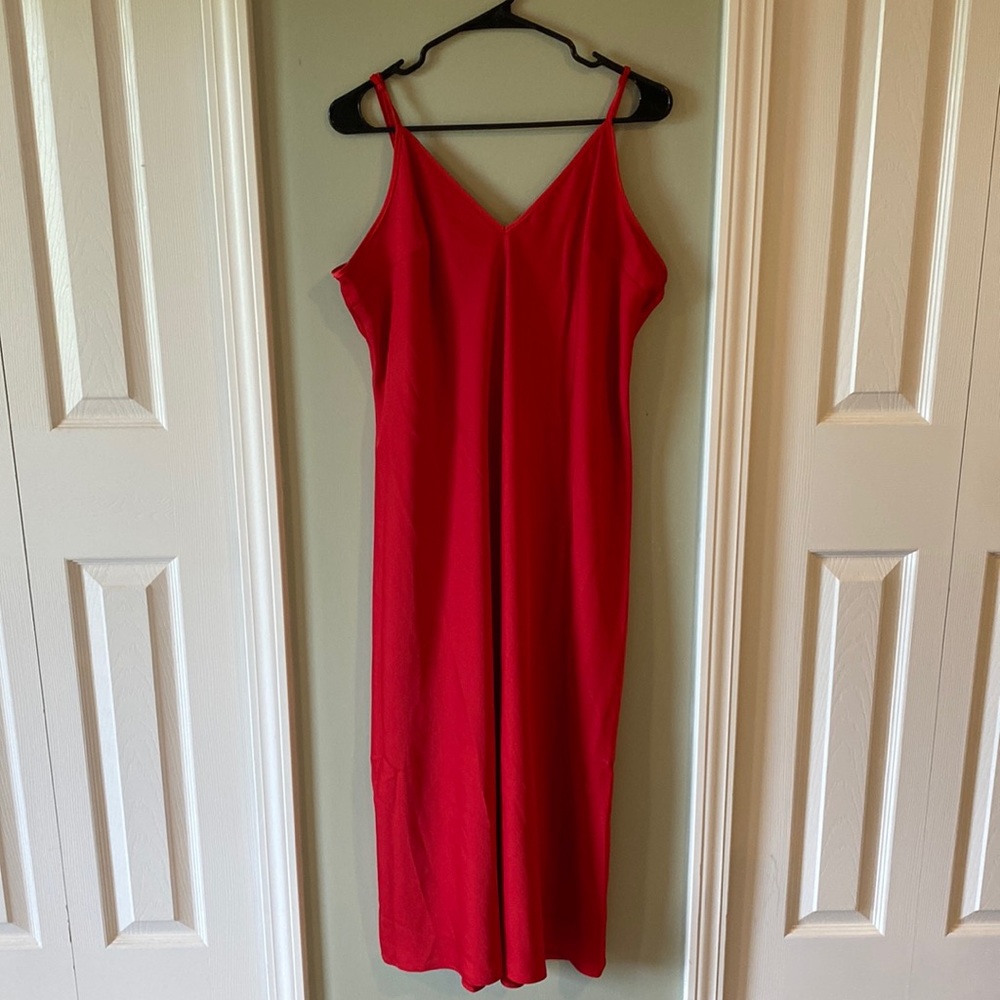 A New Day Midi Satin Slip